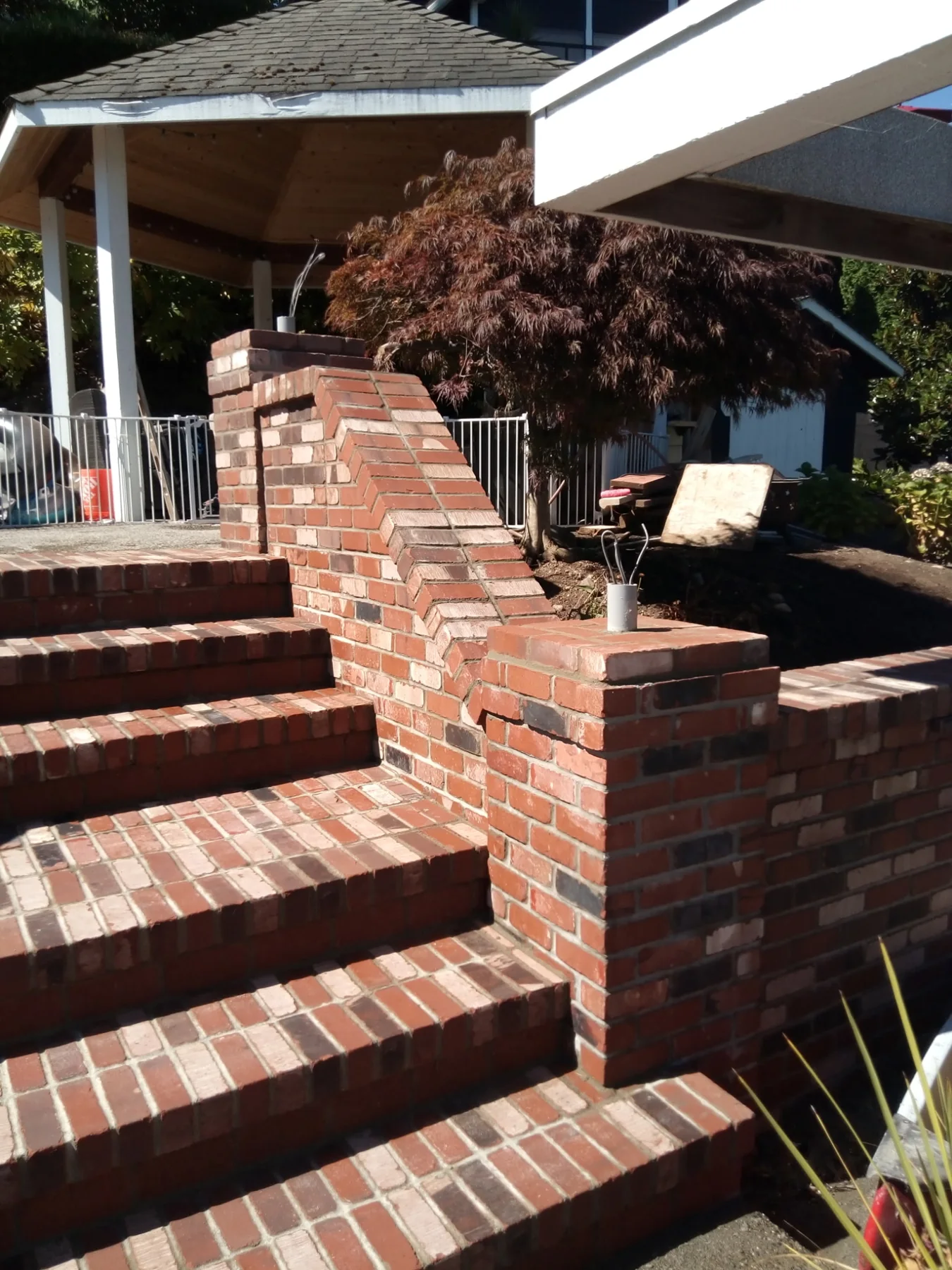 Custom Brick Staircase